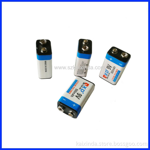 9V 500mAh Li-ion Polymer Battery